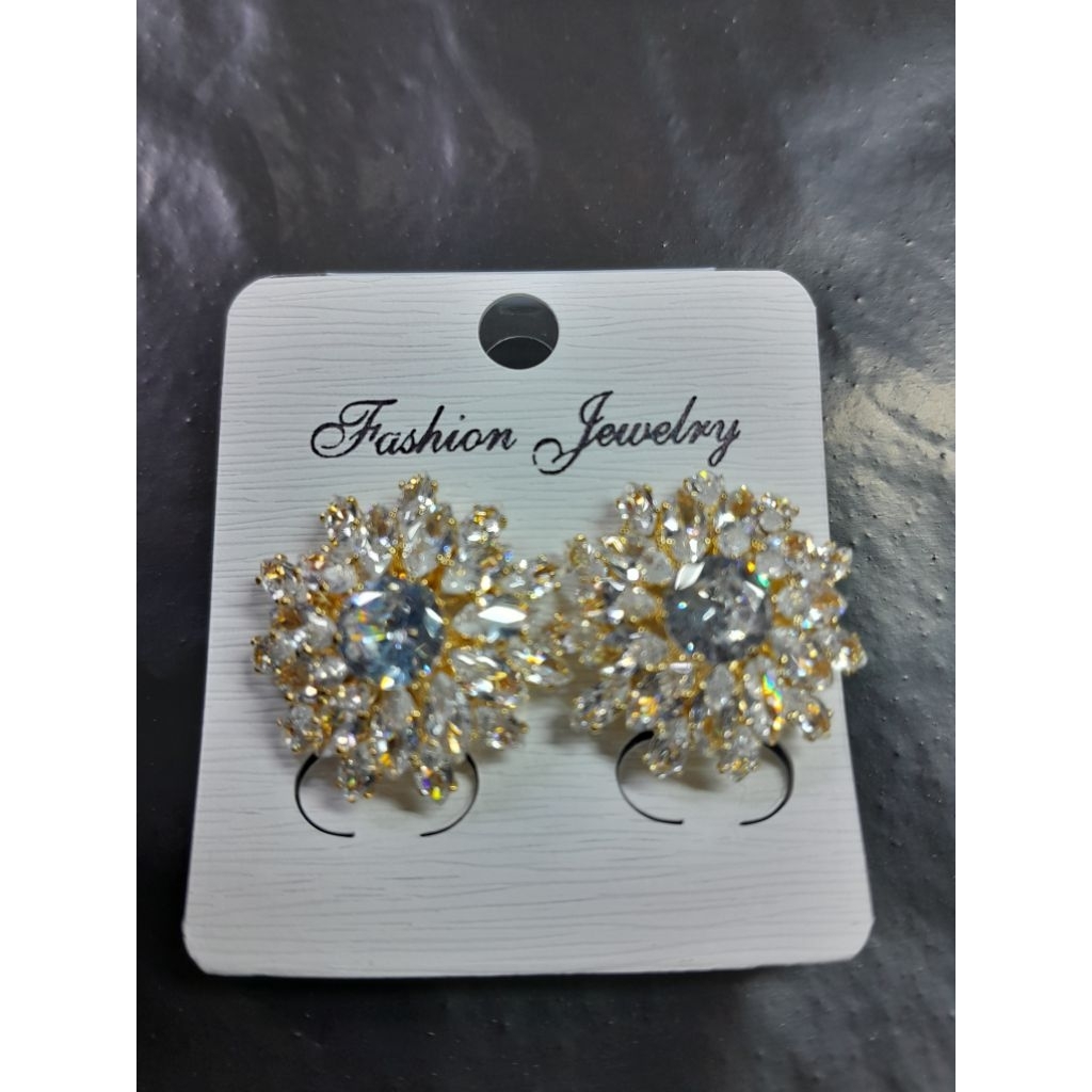 Giwang pengantin / giwang jepit / giwang zircon