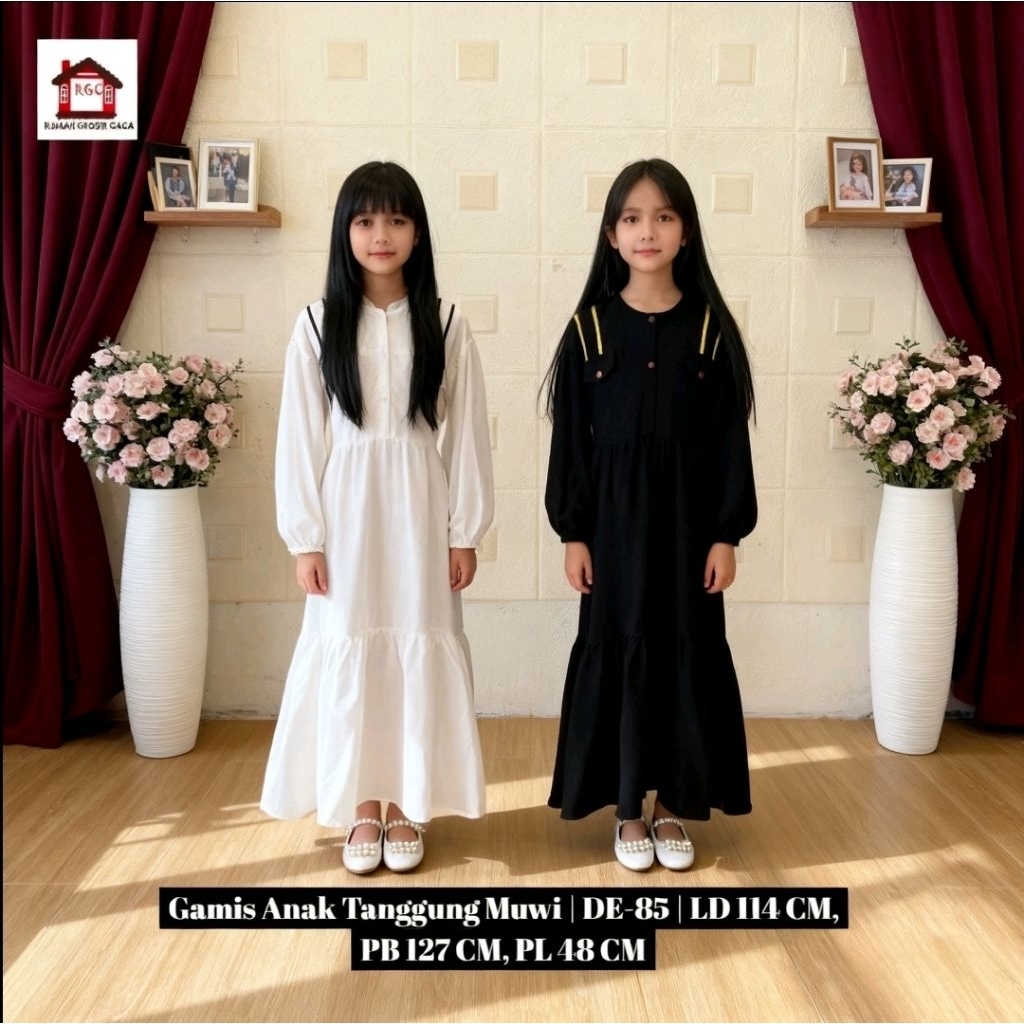 GAMIS ANAK CEWEK/ABAYA/LONG DRESS