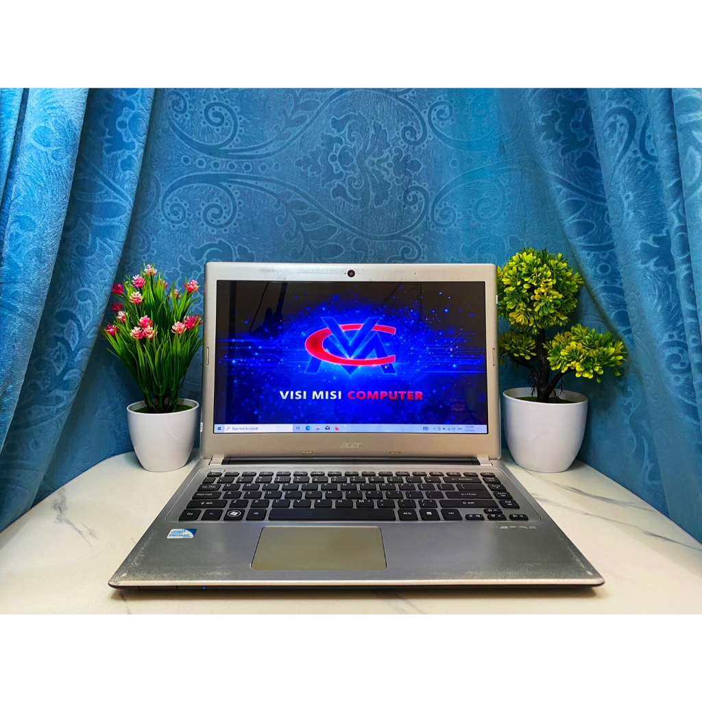 Laptop Acer Aspire V5-431 Second | Pentium N987 | RAM 8 GB | HDD 500 GB | Siap Pakai