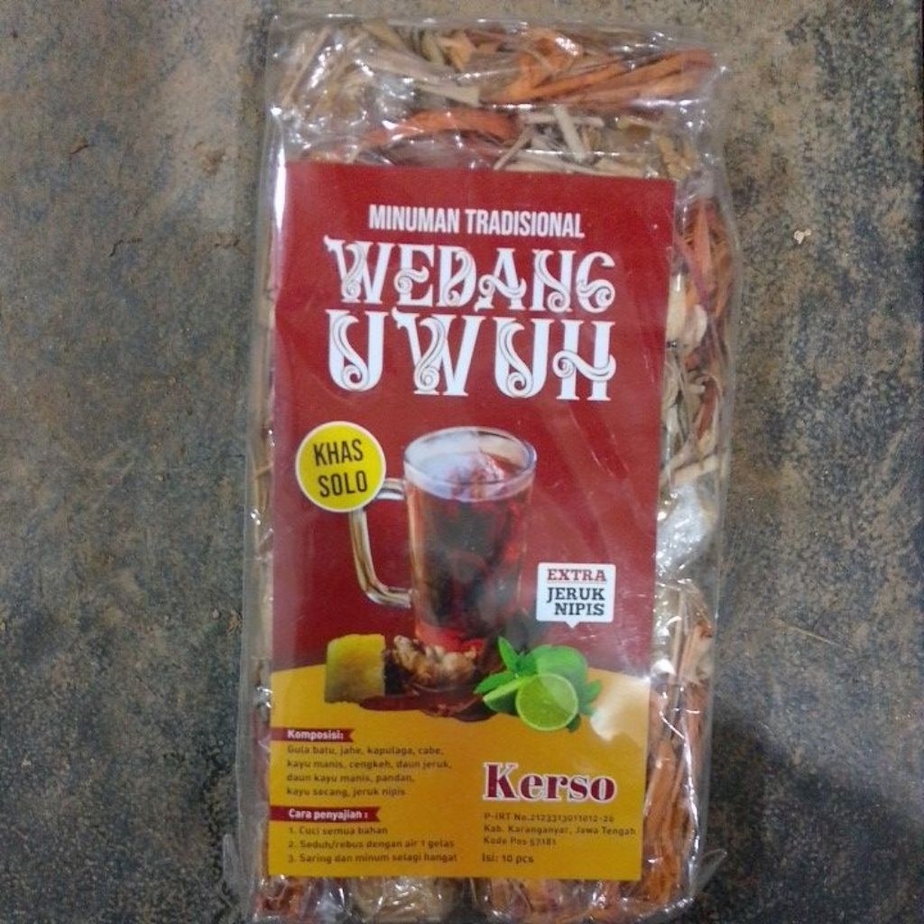 wedang uwuh khas solo Kerso