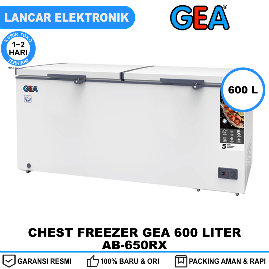 Chest Freezer GEA 600 Liter Digital Thermometer AB-650R - Chiller Function
