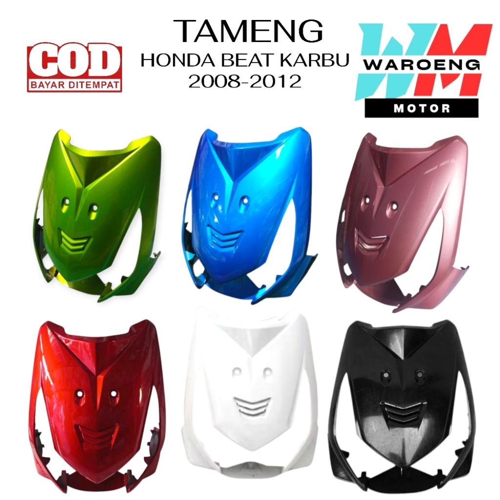 Tameng Depan beat karbu/ Dasi depan Beat Karbu Terlengkap / Tameng