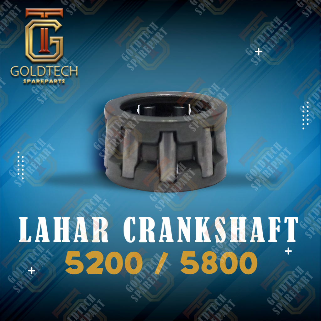 {GT} Lahar Crankshaft Bearing Crankshaft 5200/5800 NIXON Sparepart Chainsaw Senso Sinso Mesin Gergaj