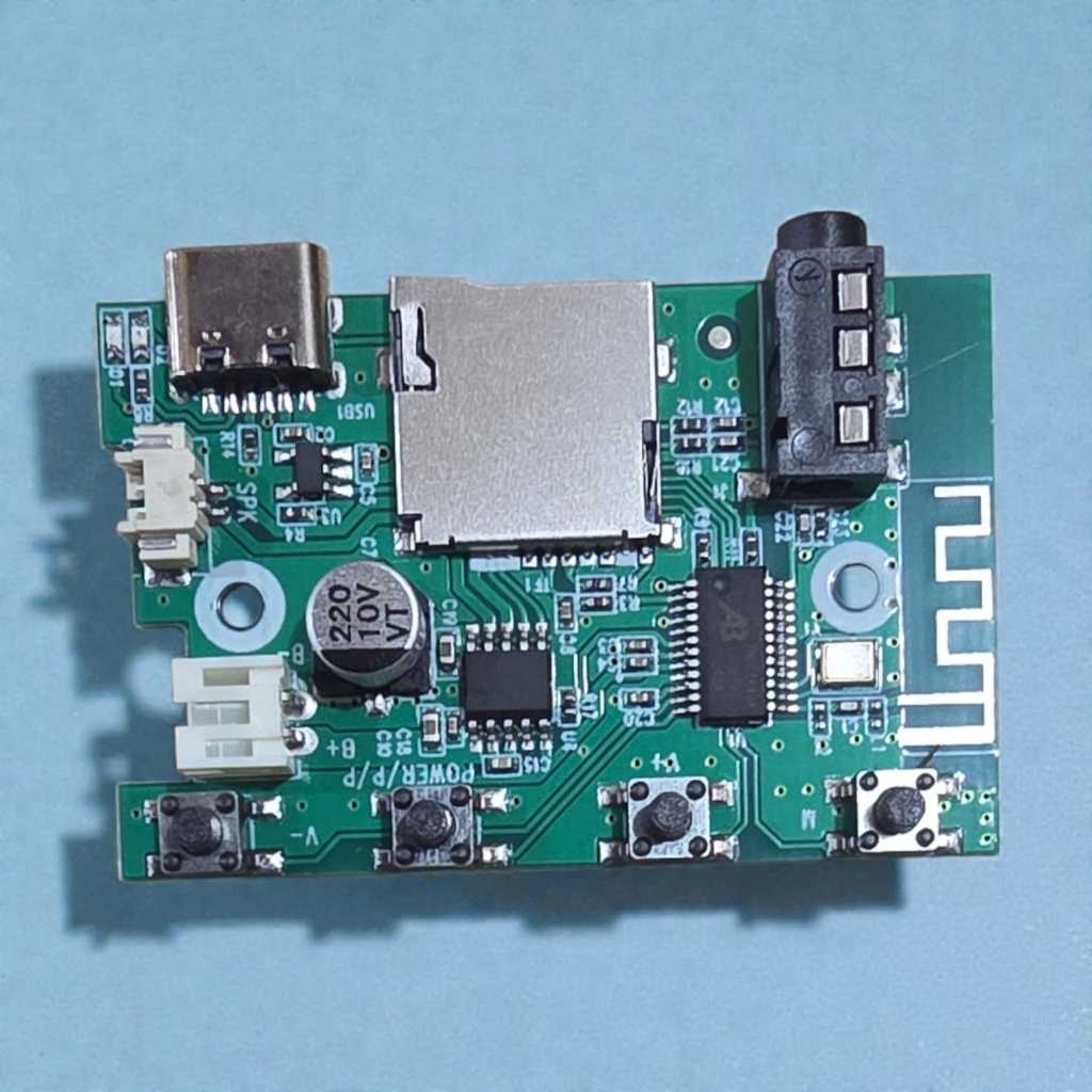 MODUL MP3 PLAYER BLUETOOTH MODULE MP3 BLUETOOTH 3.7V-5V INPUT TYPEC