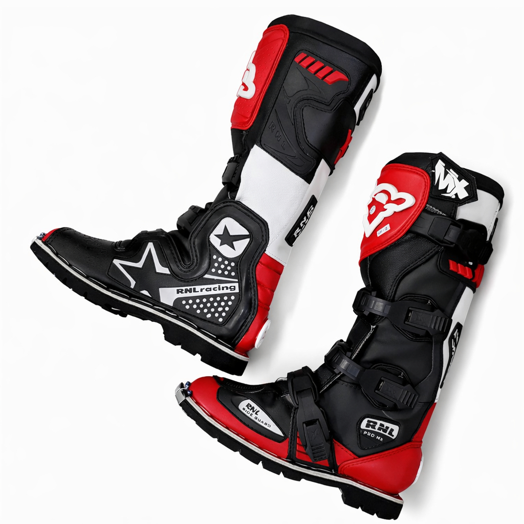 BOOTS TRAIL SEPATU CROSS RNL ORI 4 STRAPS / 4 GESPER ORIGINAL