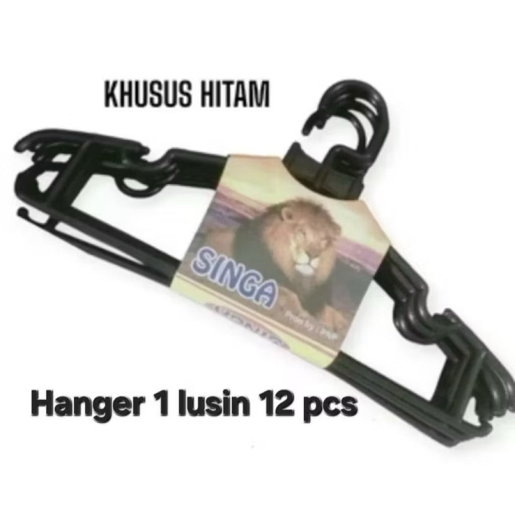 Gantungan Baju Dewasa Isi 12 Pcs | Hanger Baju / Kastok Baju
