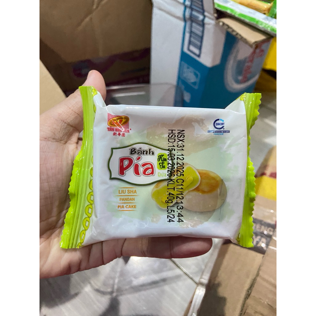 (ECERAN) Banh Pia Durian Pandan Vietnam