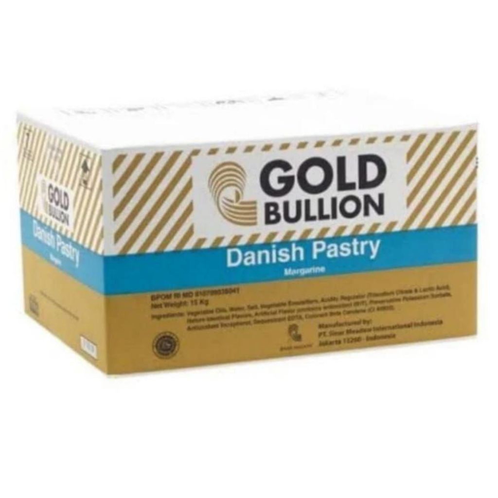 Danish Pastry Gold Bulion Korsvet 1dus 15kg
