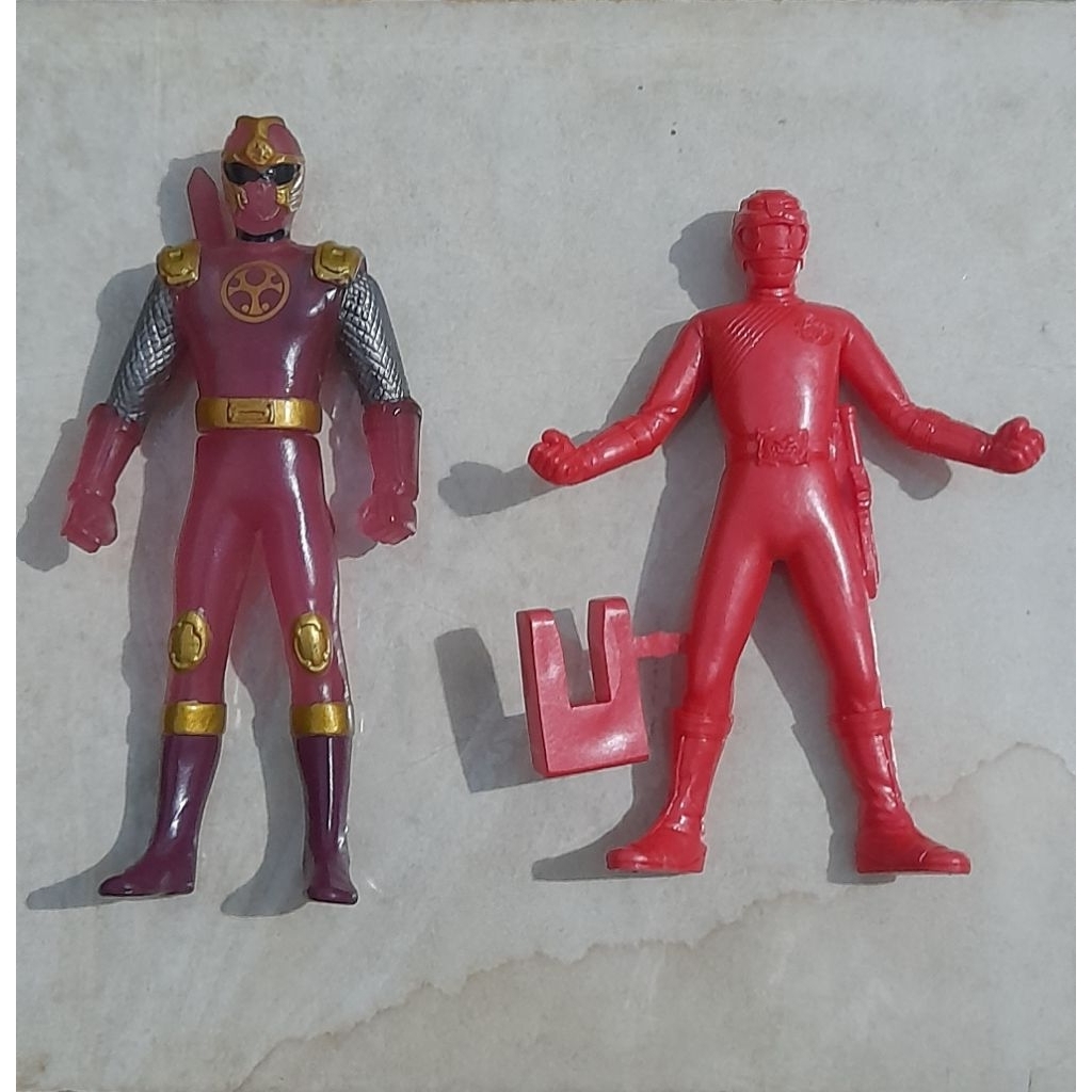 Action Figure Super Sentai Hurricanger dan Gaoranger Red - Bandai Original