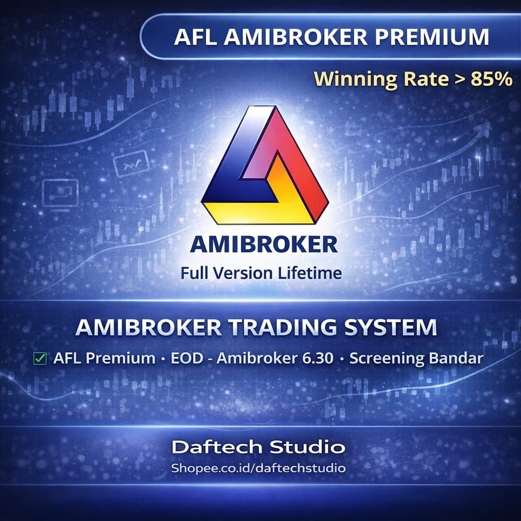 Premium Amibroker Trading System (AFL, EOD, Screening) - Signal Akurat