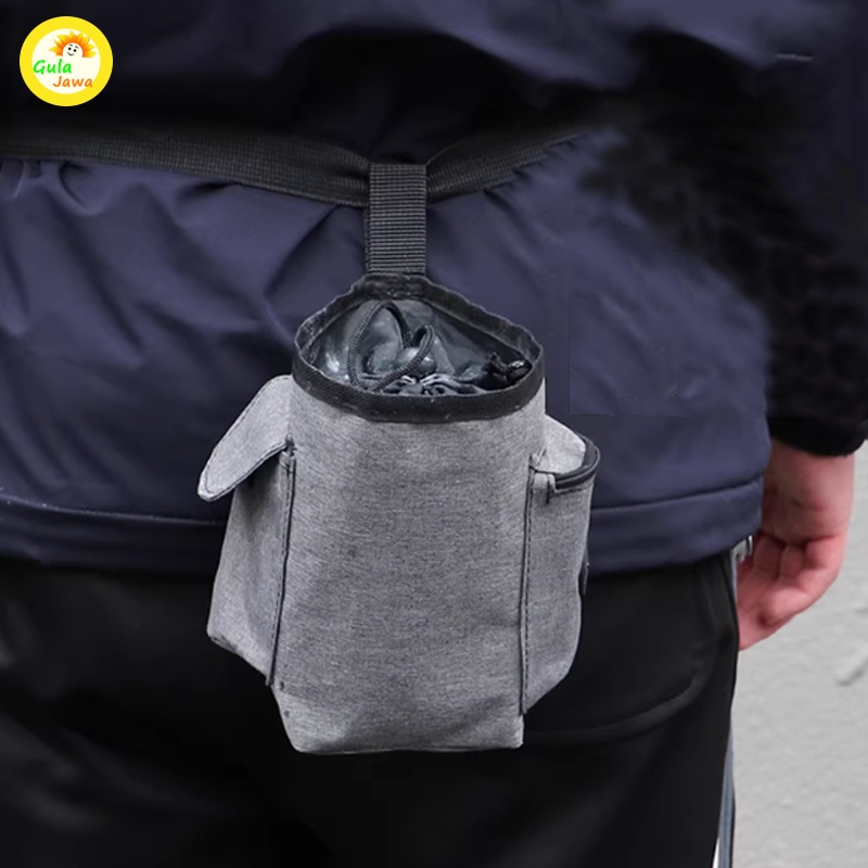 Tas Bedak Magnesium Anti Licin Kantong Kapur Panjat Tebing Tahan Lama Tahan Air untuk Panjat Tebing 