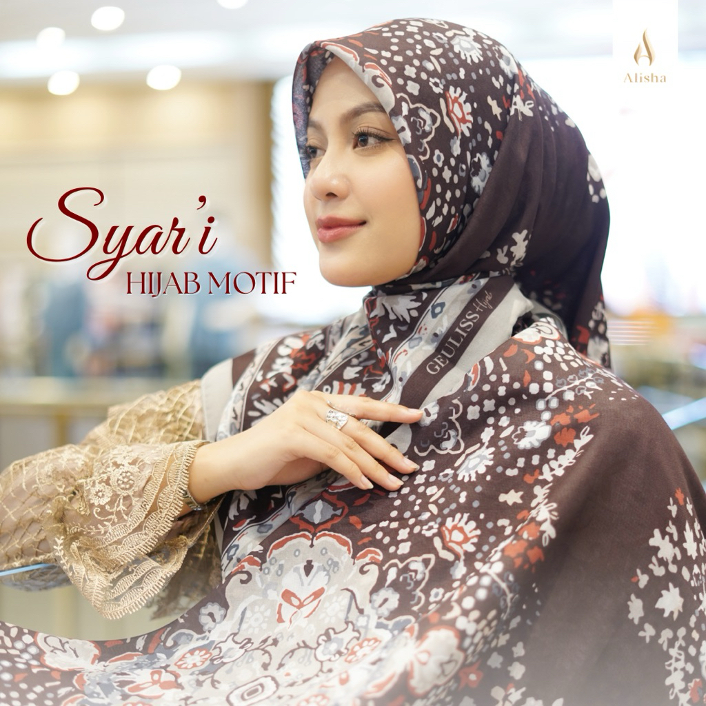 Hijab Motif Geulis Syar’i - ALISHA