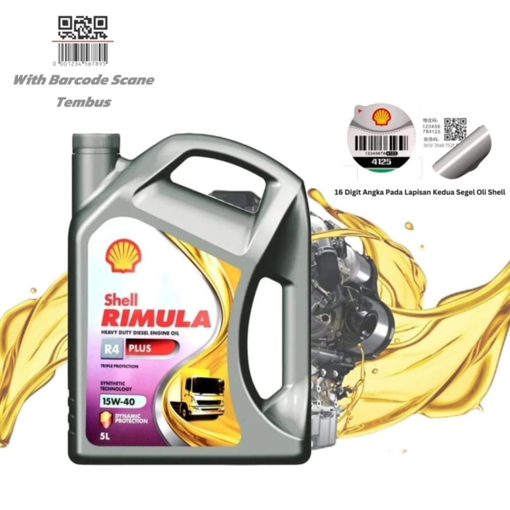 Oli SHELL RIMULA R4X Plus / Oli Mesin Diesel Shell Rimula