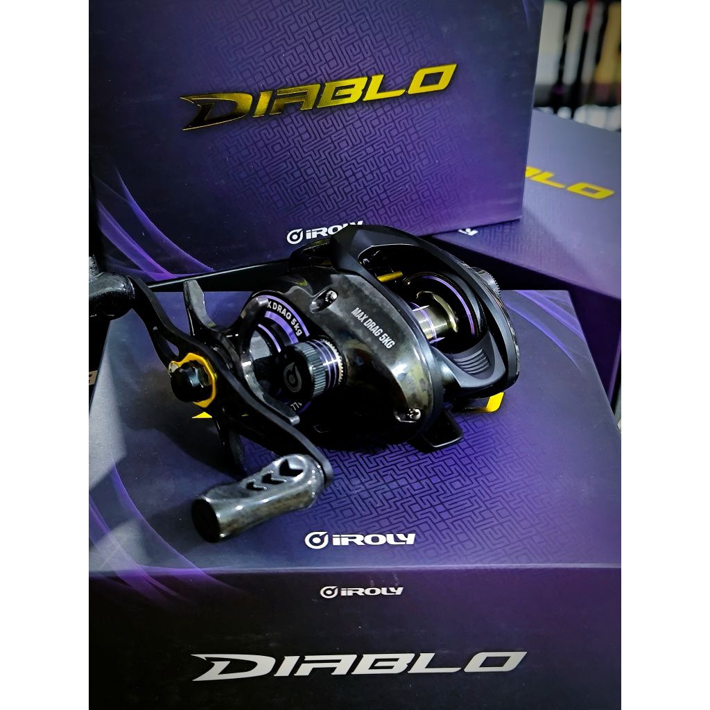 Reel Baitcasting Iroly Diablo DC 150L