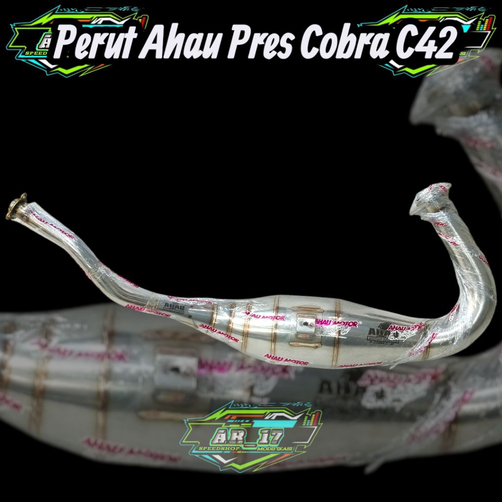 Perut Chamber Knalpot AHAU Ahau1 ORIGINAL Stainles C 41 40 L 39 Model Cobra & NonCobra standar Kawas