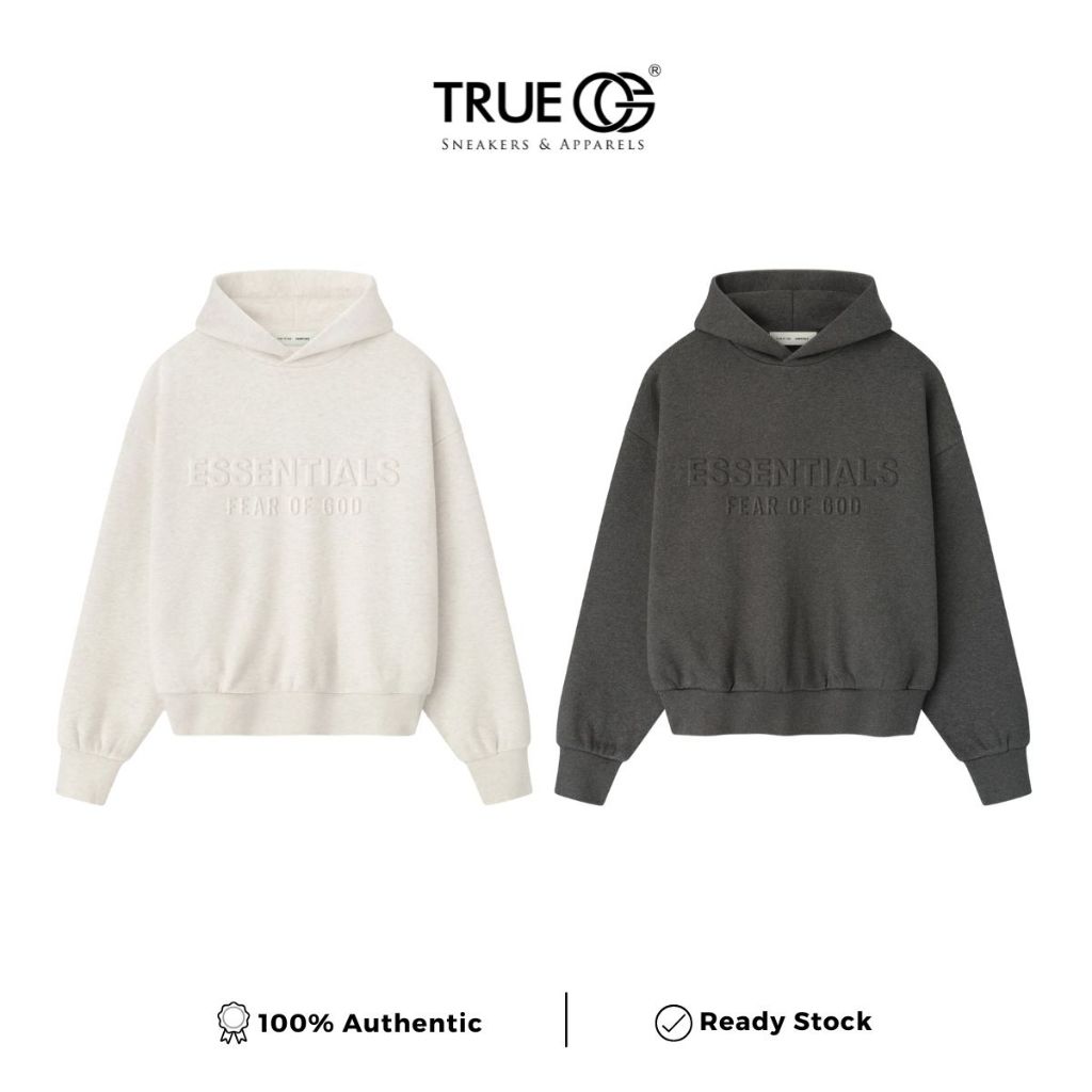 Fear Of God Essentials Embossed Essentials Classic Hoodie Authentic