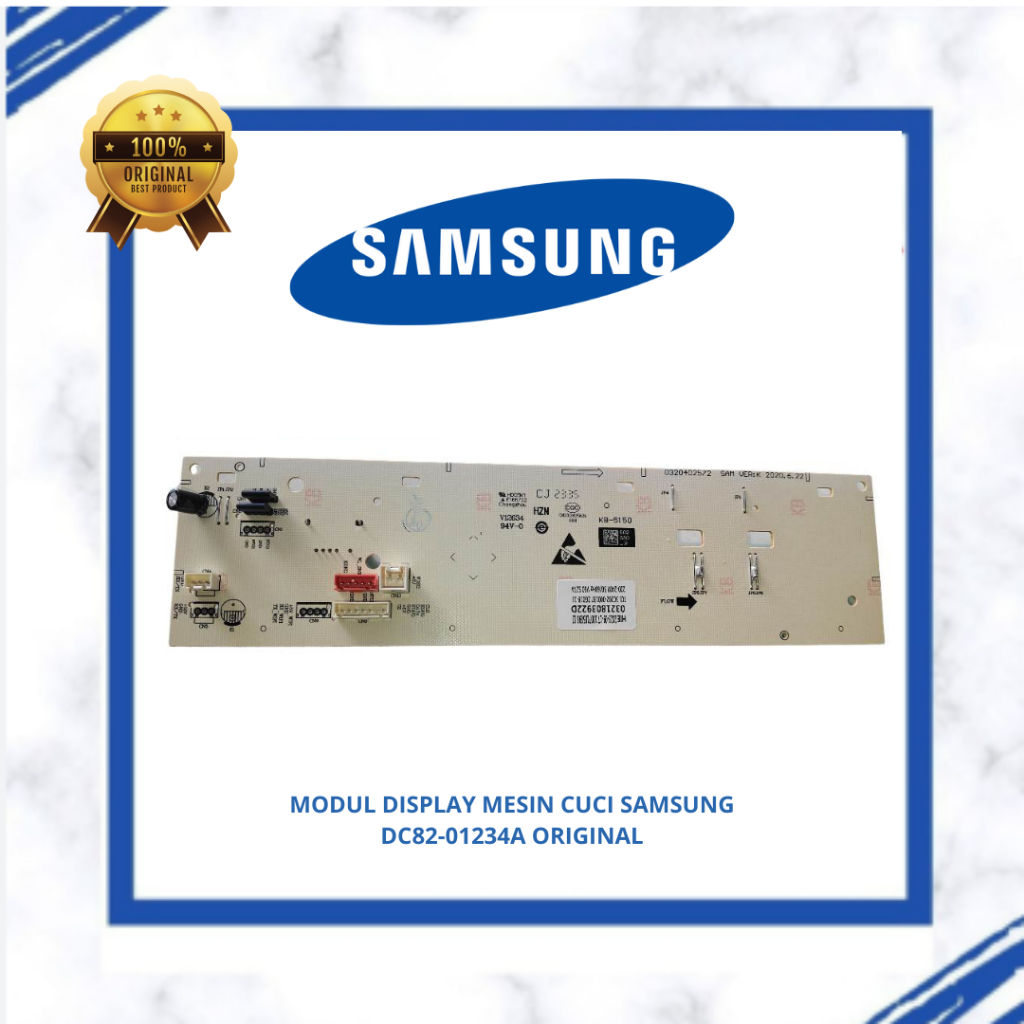 MODUL DISPLAY MESIN CUCI SAMSUNG WW80T3040BW DC82-01234A ORIGINAL
