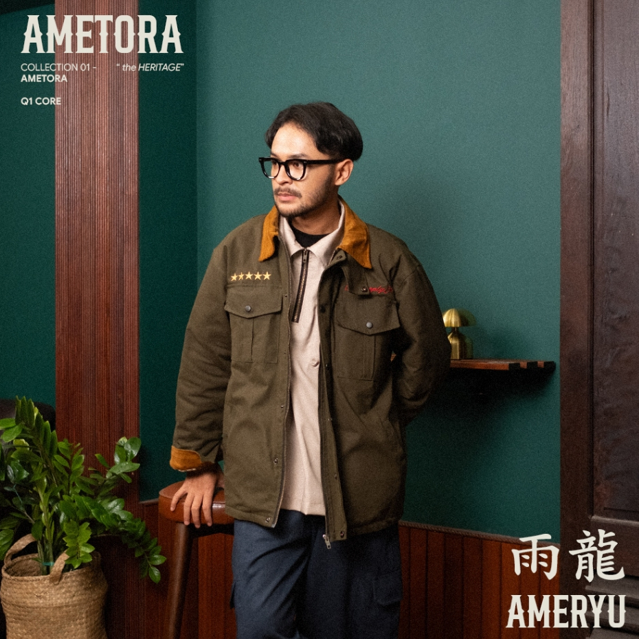 CLUB of 1986 AMERYU Field Vintage Oversize Jacket