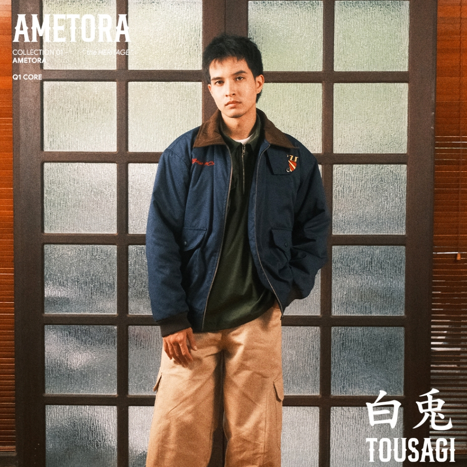 CLUB of 1986 TOUSAGI Flight Vintage Oversize Bombers Jacket