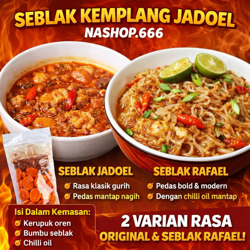 Seblak Kemplang Jadoel & Seblak Rafael – Frozen Food | Nashop.666