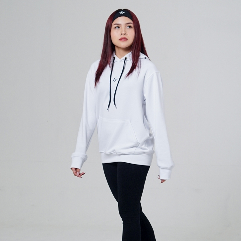 Eternity Performance Sweater Hoodie HeatTrap Tech Jaket Hoodie Tebal Polos Wanita