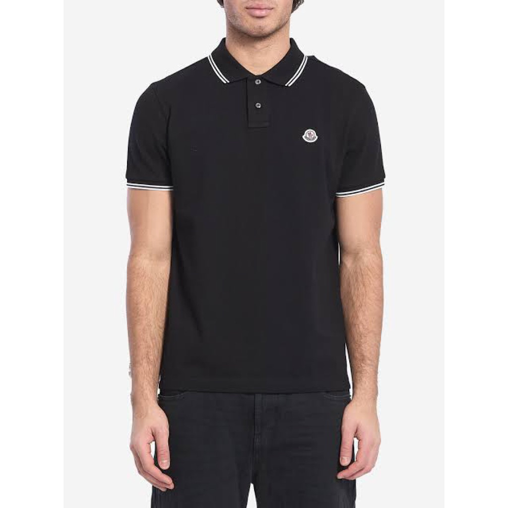 Authentic Moncler Polo Maglia Black Original