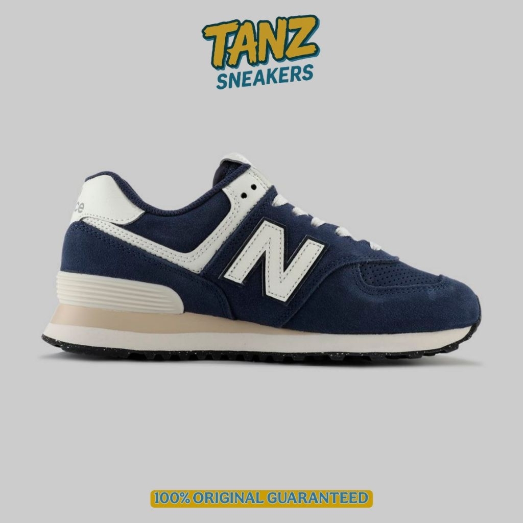 SEPATU SNEAKERS NB CLASSIC 574 NAVY U574BCE ORIGINAL BNIB RESMI