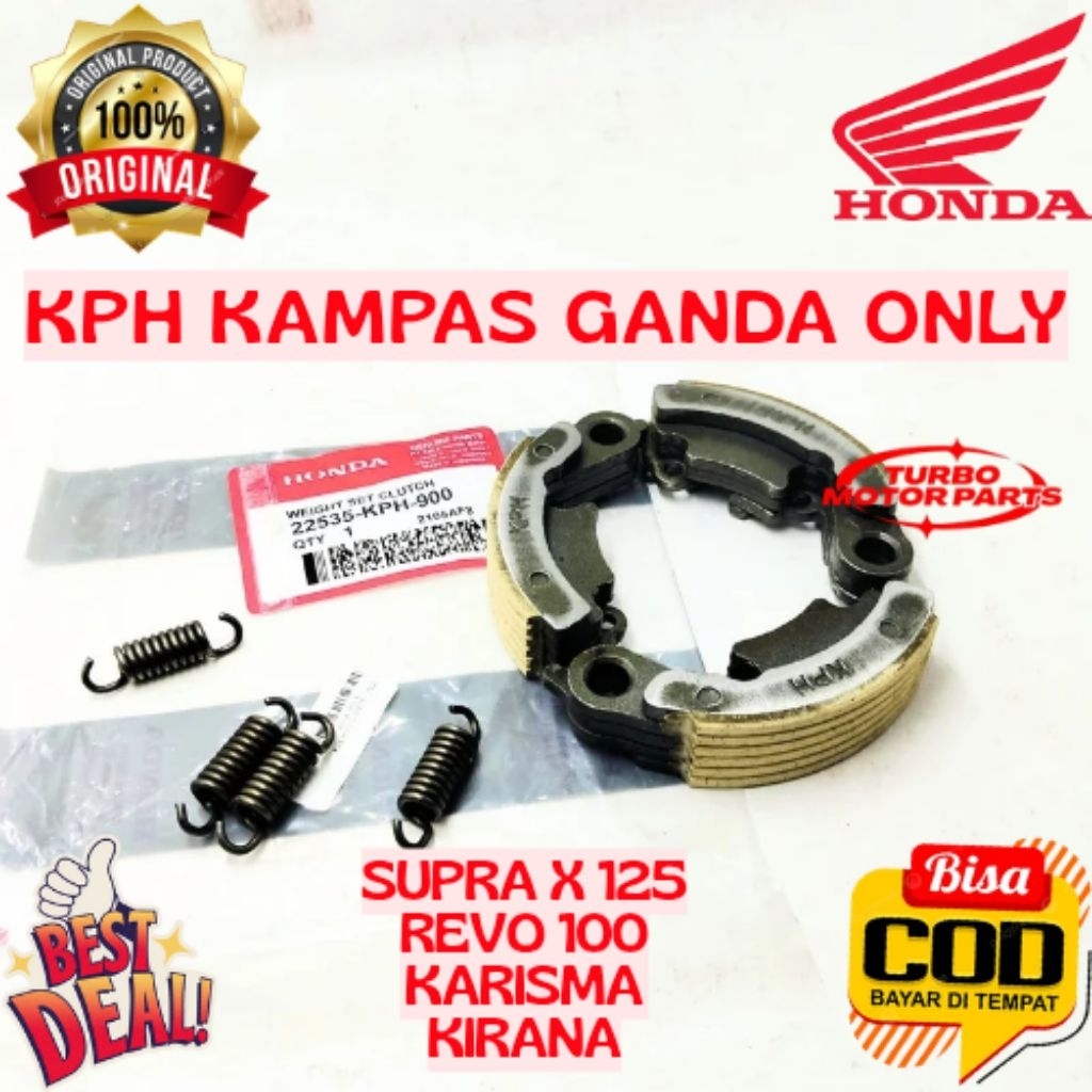 KAMPAS GANDA ONLY ORIGINAL HONDA KODE KPH, KAMPAS GANDA ONLY SUPRA X 125, KAMPAS GANDA ONLY REVO 100