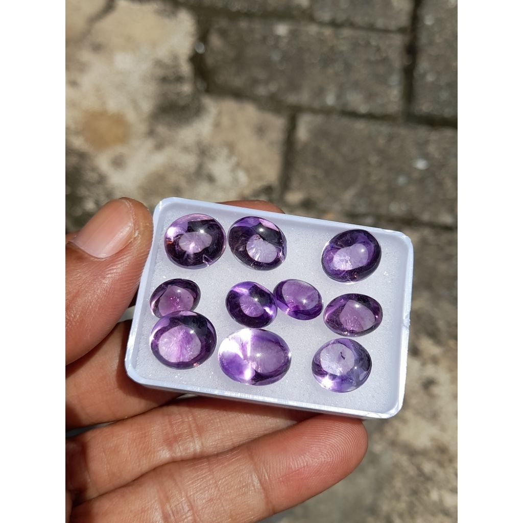 kecubung ungu natural kalimantan