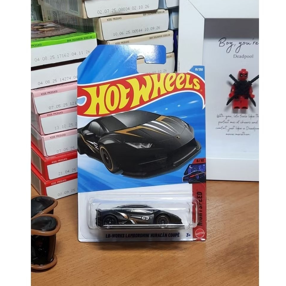 Hot Wheels Lamborghini Huracan LBWK Hitam