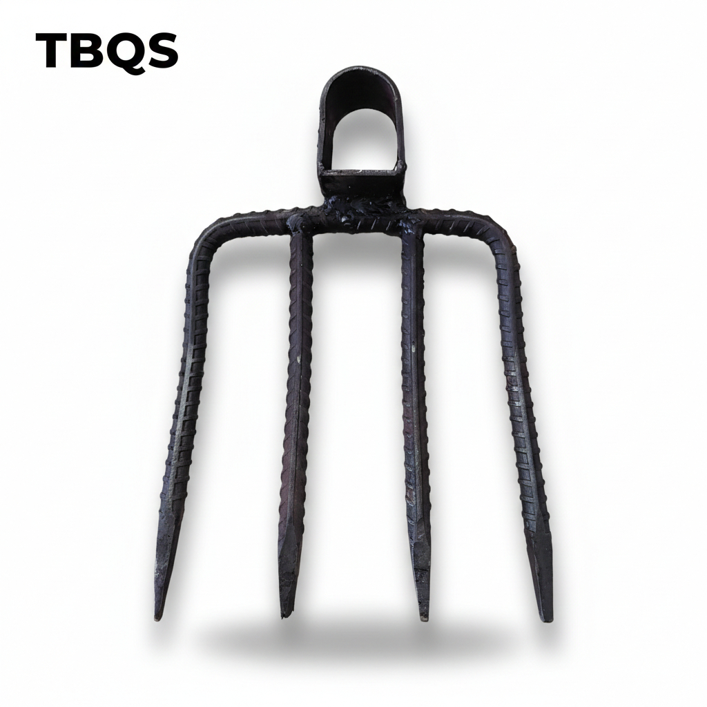 Garuk Sampah Gigi 4 Besi Ulir (Garuk Pacul Garuk Sampah)