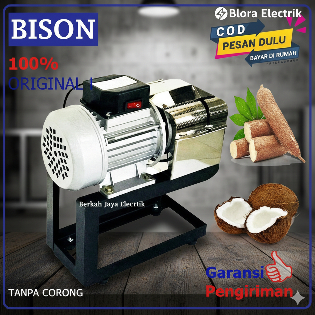 Mesin Parutan Kelapa Bison Mesin Parutan Singkong DLL ParutanSerbaguna
