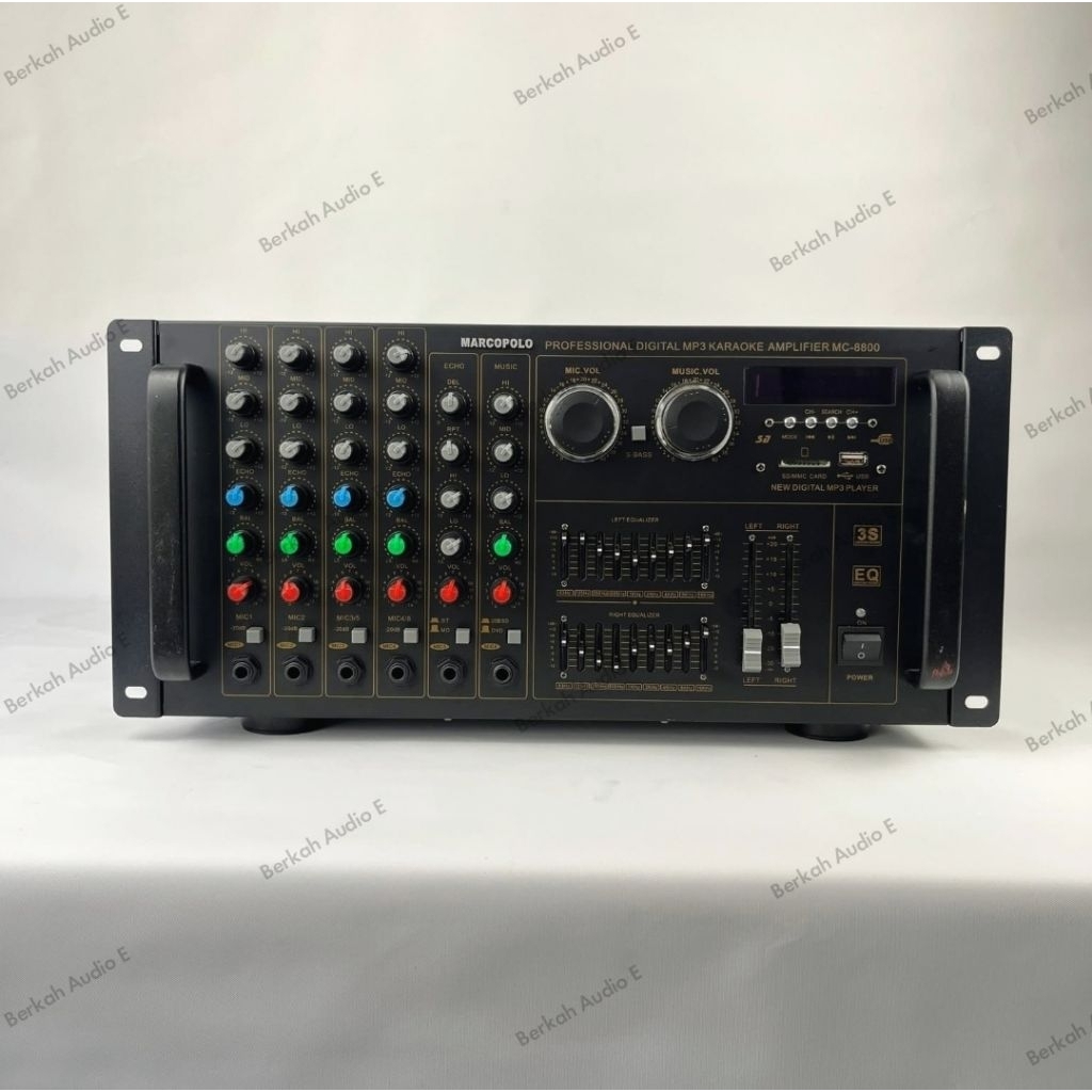 Power Amplifier Karaoke Marcopolo MC 8800 Original