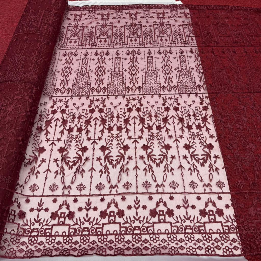 Kain Tulle Ethnick Sapto Motif Terbaru