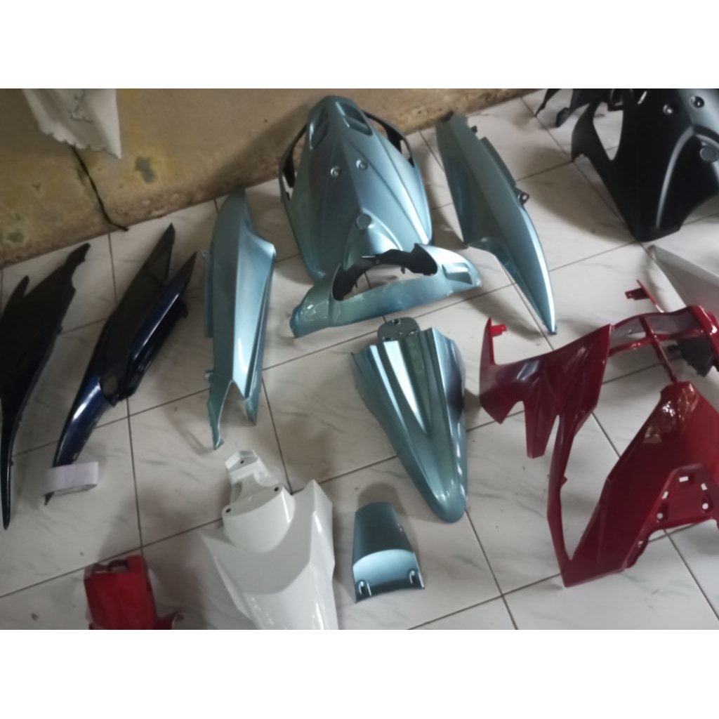 full body halus mio sporty biru telor asin