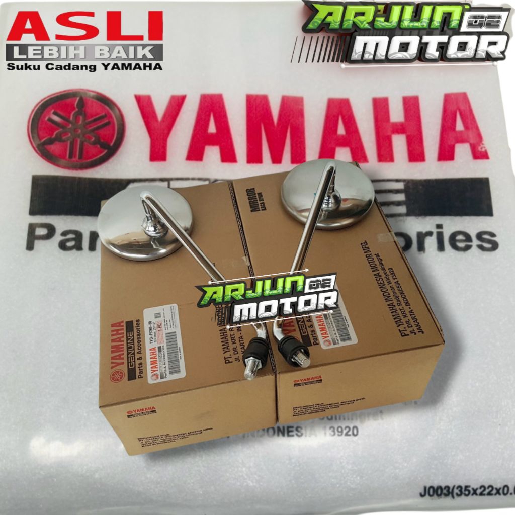 SATU PASANG SPION KACA SPION FINO 125 ORIGINAL YAMAHA