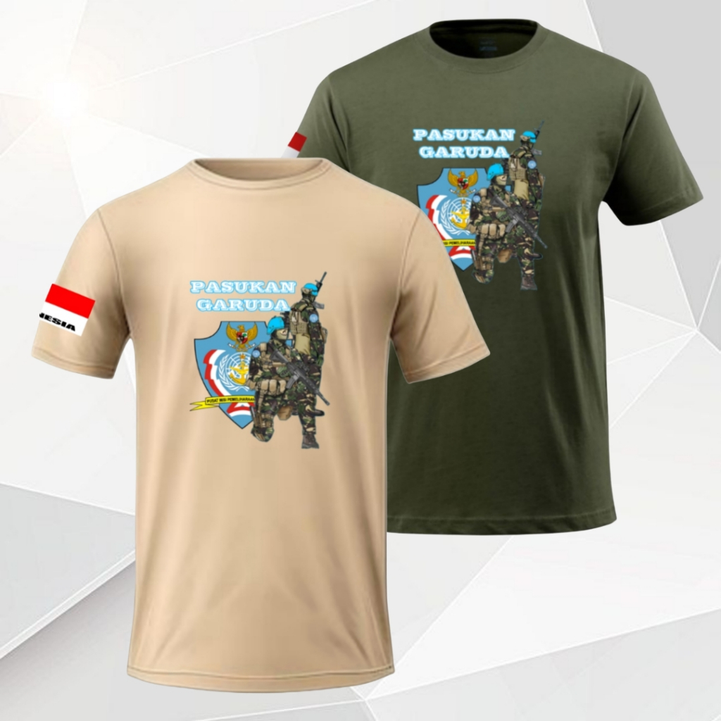 kaos unifil pasukan garuda lengan pendek