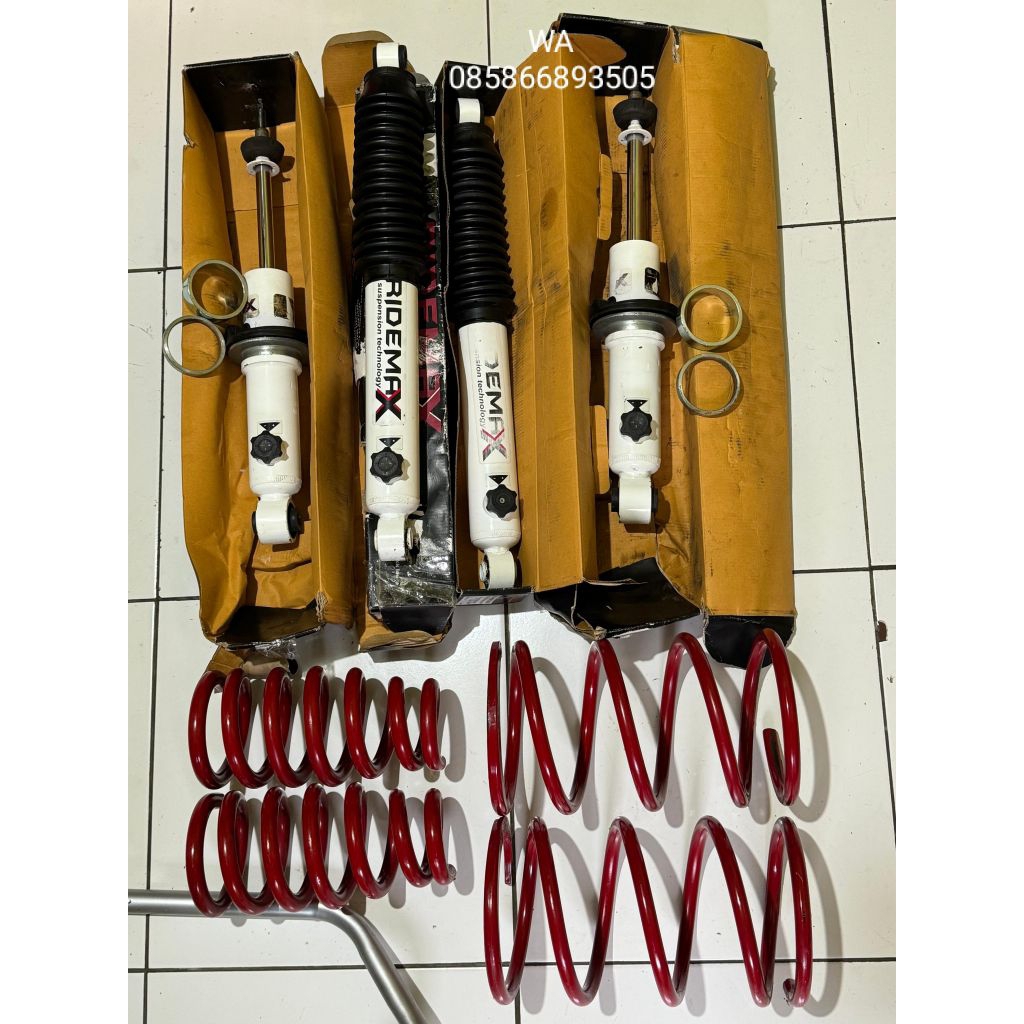 Shock Ridemax & Lowering kit Pajero Sport Dakar