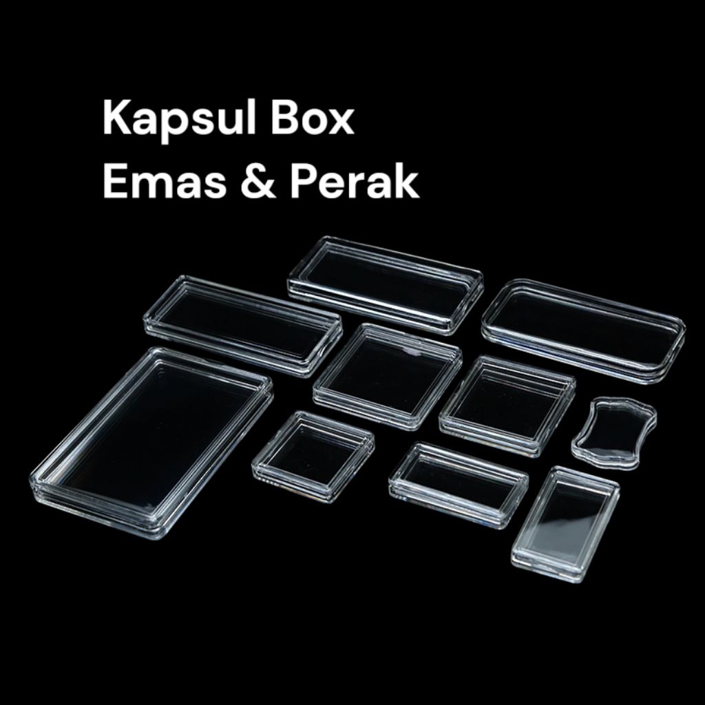 kotak penyimpan perak / emas batangan 1 Oz /once / 31gram