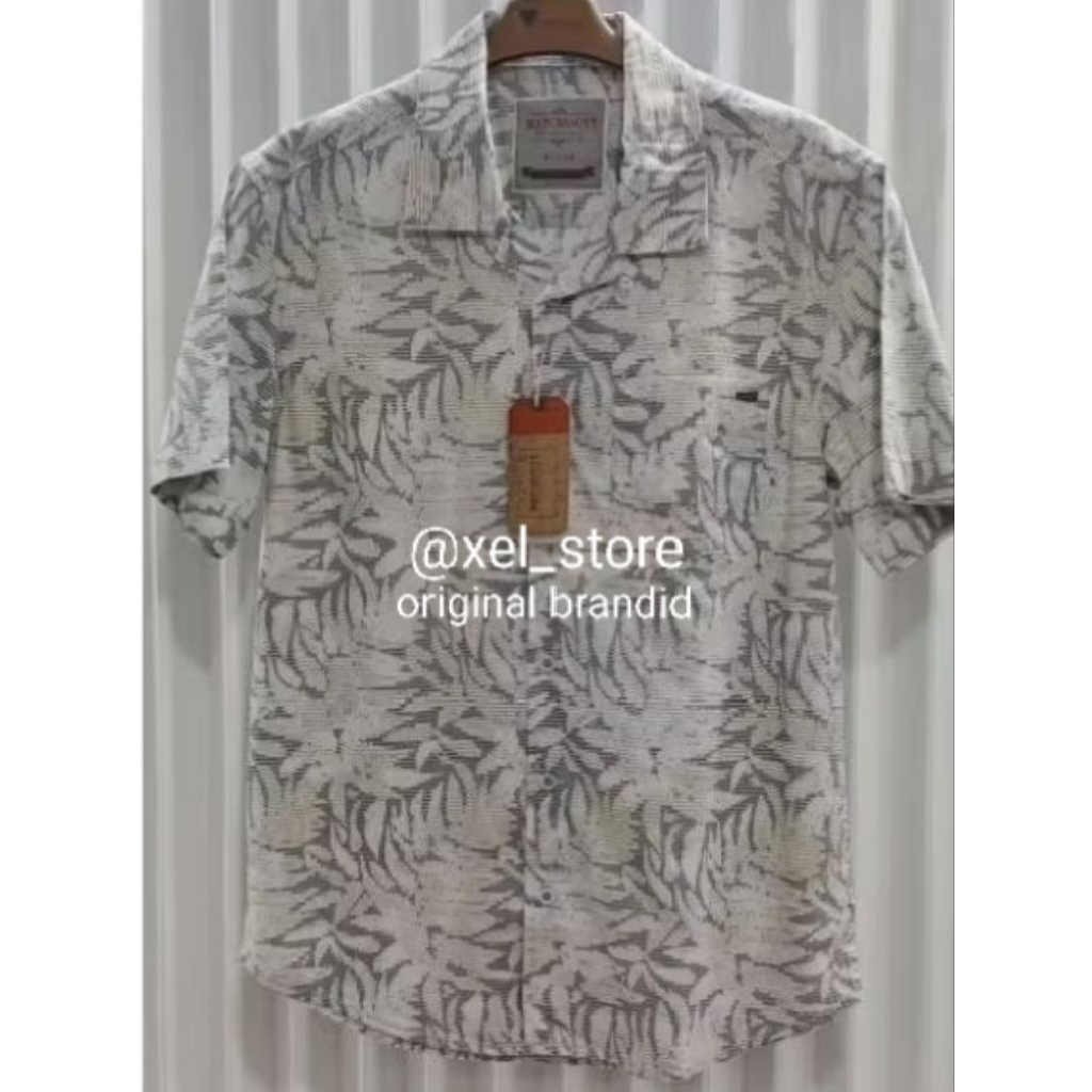 WATCHOUT Kemeja pendek printing original brand