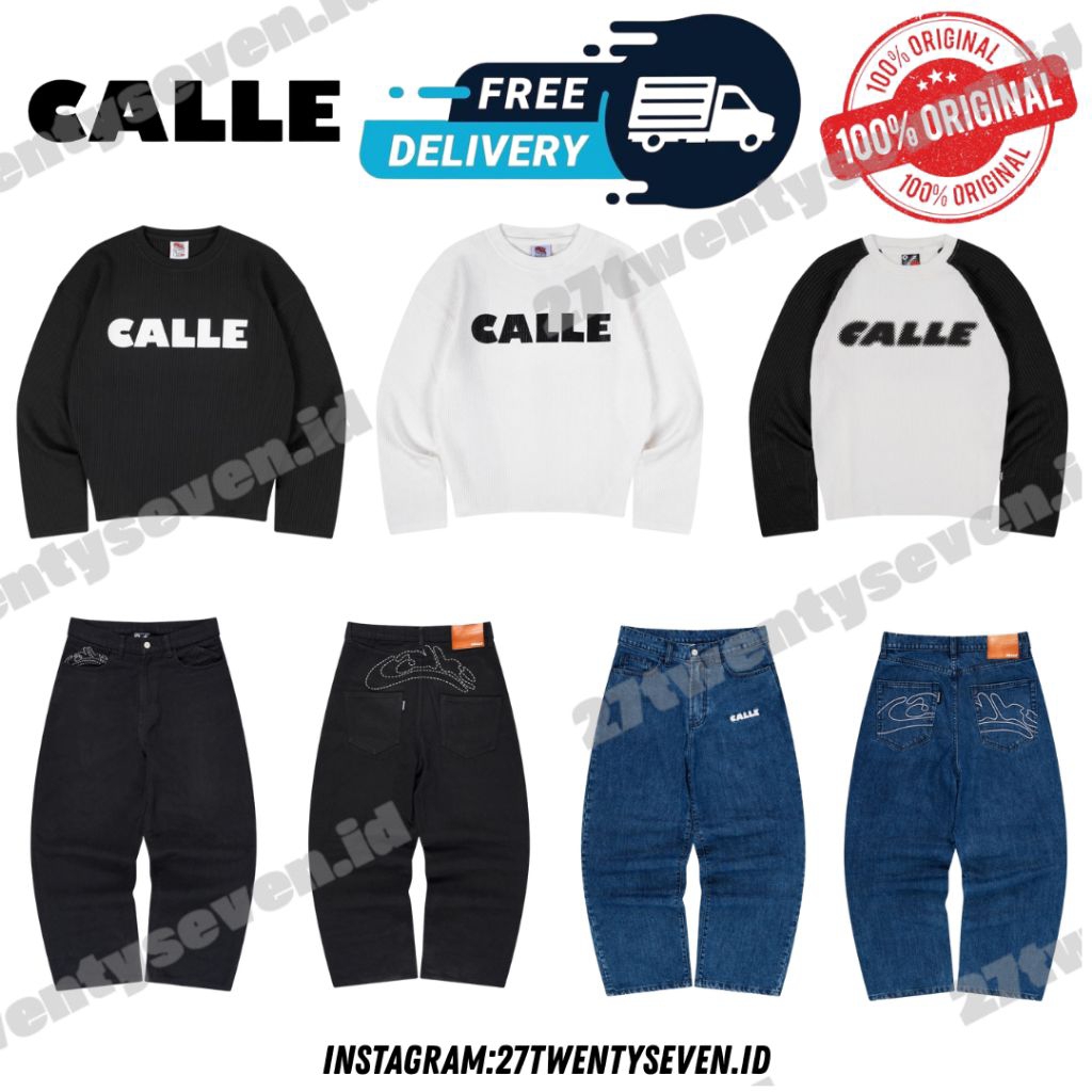 [ORIGINAL 100%]CALLE WAFLE & DENIM CALLE