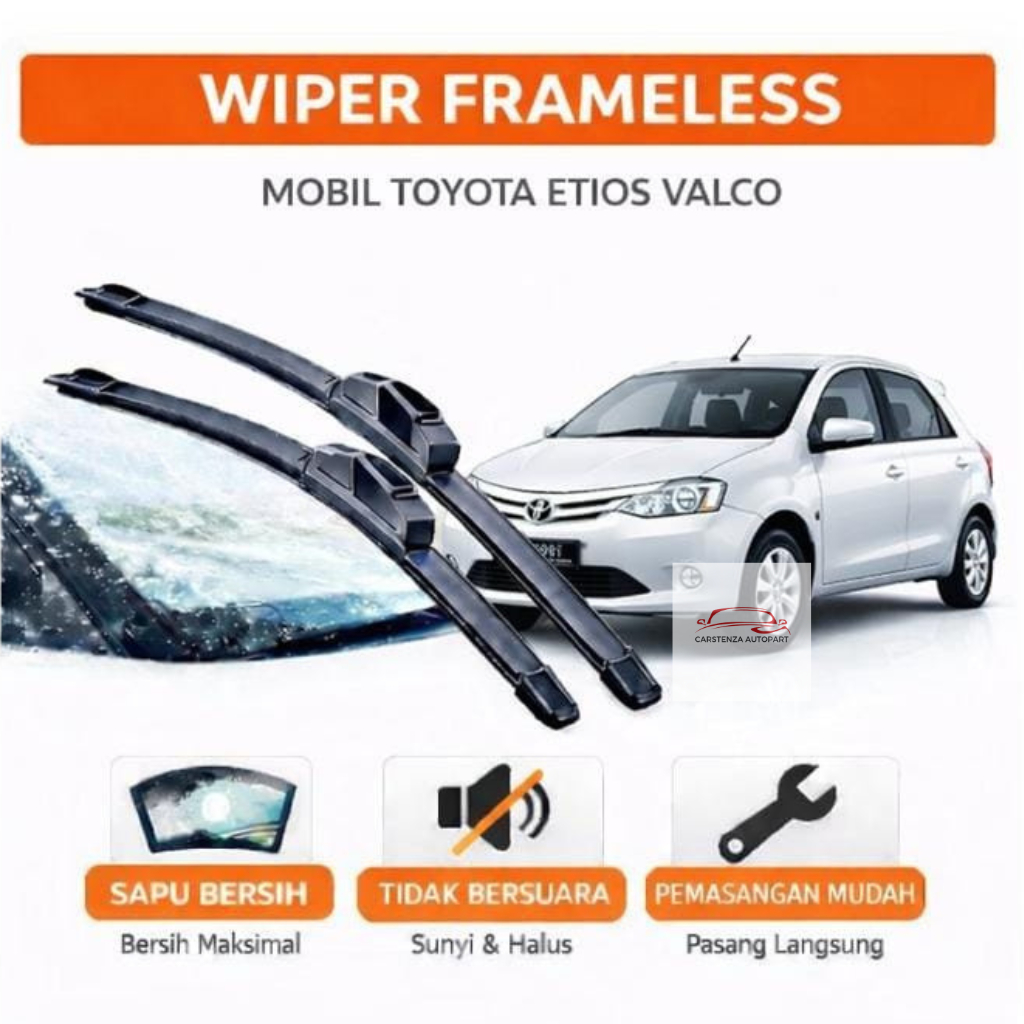 Wiper Frameless Etios Valco Wiper Etios Valco Depan 1 Set