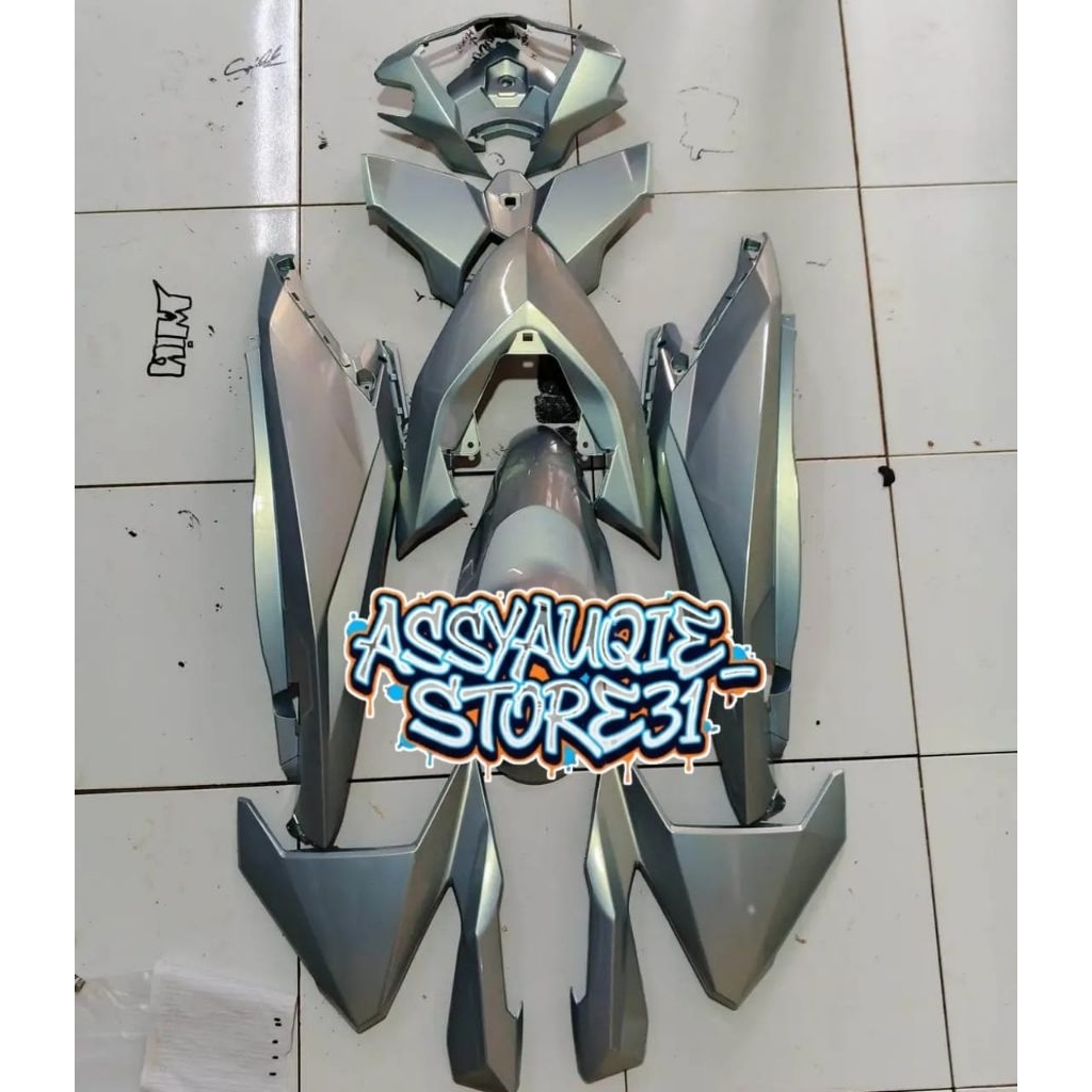 Full Set Body Halus Honda Vario 125 150 Led old Warna Custom Silver Lembayung Violet/Ungu