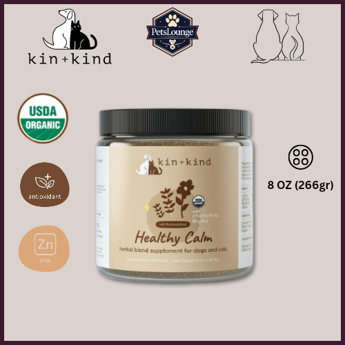 Kin Kind Healthy Calm Vitamin Penenang untuk Anjing Kucing