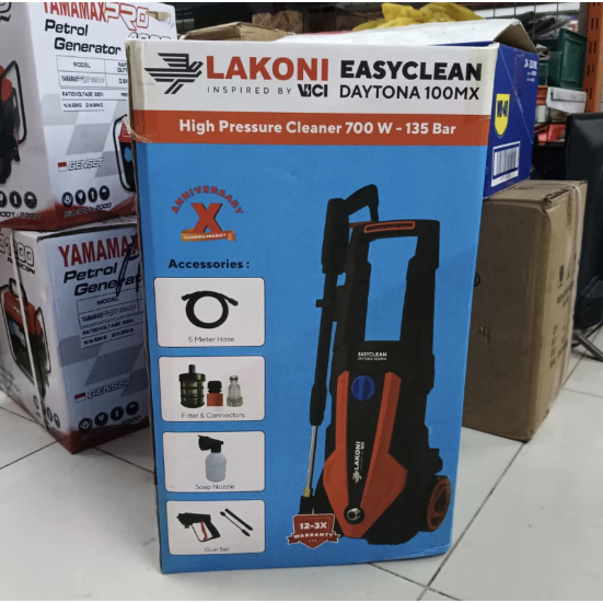 Lakoni Daytona 100MX Jet Cleaner 135 Bar / Mesin Steam Cuci Mobil Motor