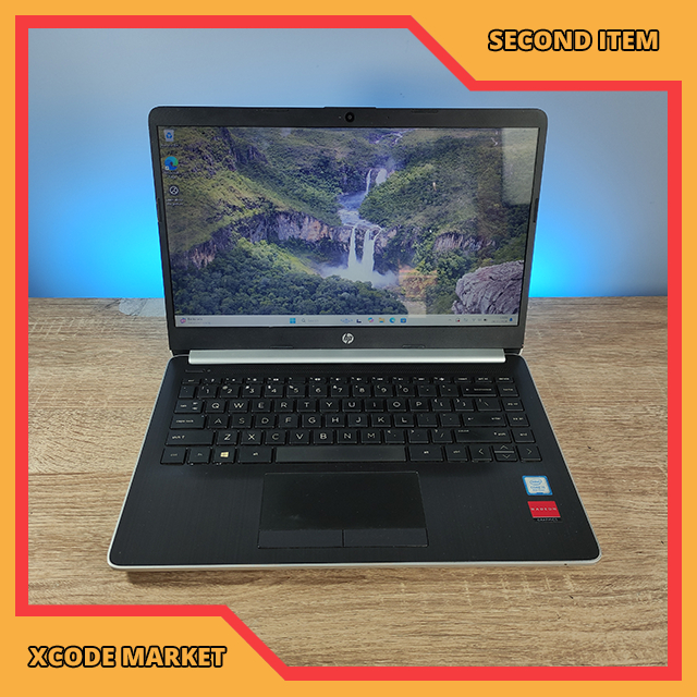 HP 14s CF1028TX Intel Core i5 8265U RAM 4GB SSD NVMe 128GB HDD 1TB Gaming Coding Editing Second Beka