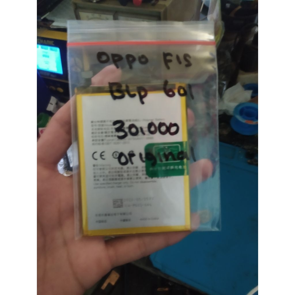 Baterai Oppo F1s Original Cabutan Second