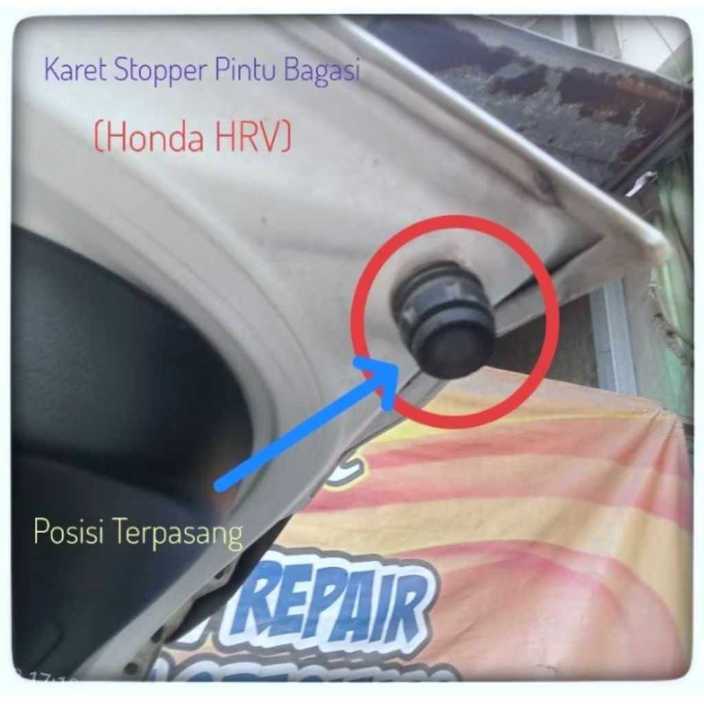 Karet Stoper Pintu Bagasi Honda HRV Karet Stopper Pintu Bagasi Honda HRV Karet Tahanan Pintu Bagasi 