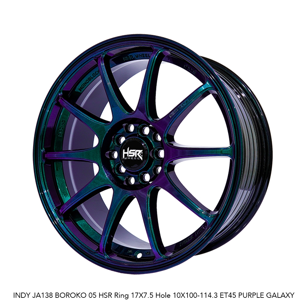 Paket Promo Velg + ban Ring 17 HSR INDY Lubang5 Velg Mobil NEW AVANZA CIVIC TERIOS INNOVA XPANDER