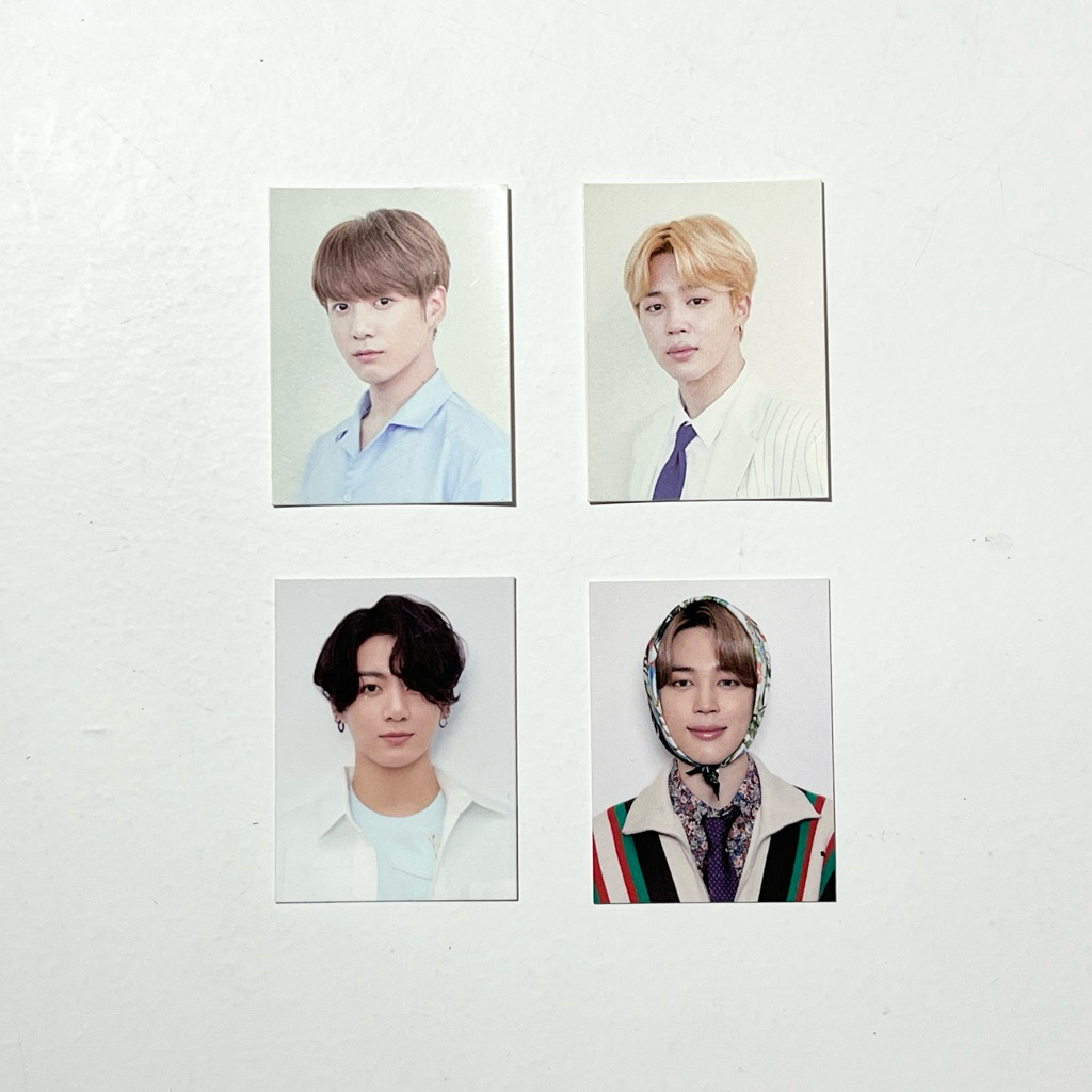 [OFFICIAL] BTS JIMIN JUNGKOOK ID CARD SEASON GREETING 2018 2021